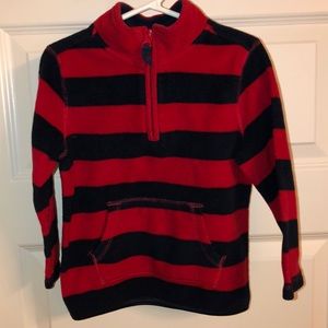 Boys 3/4 zip fleece - size 4T